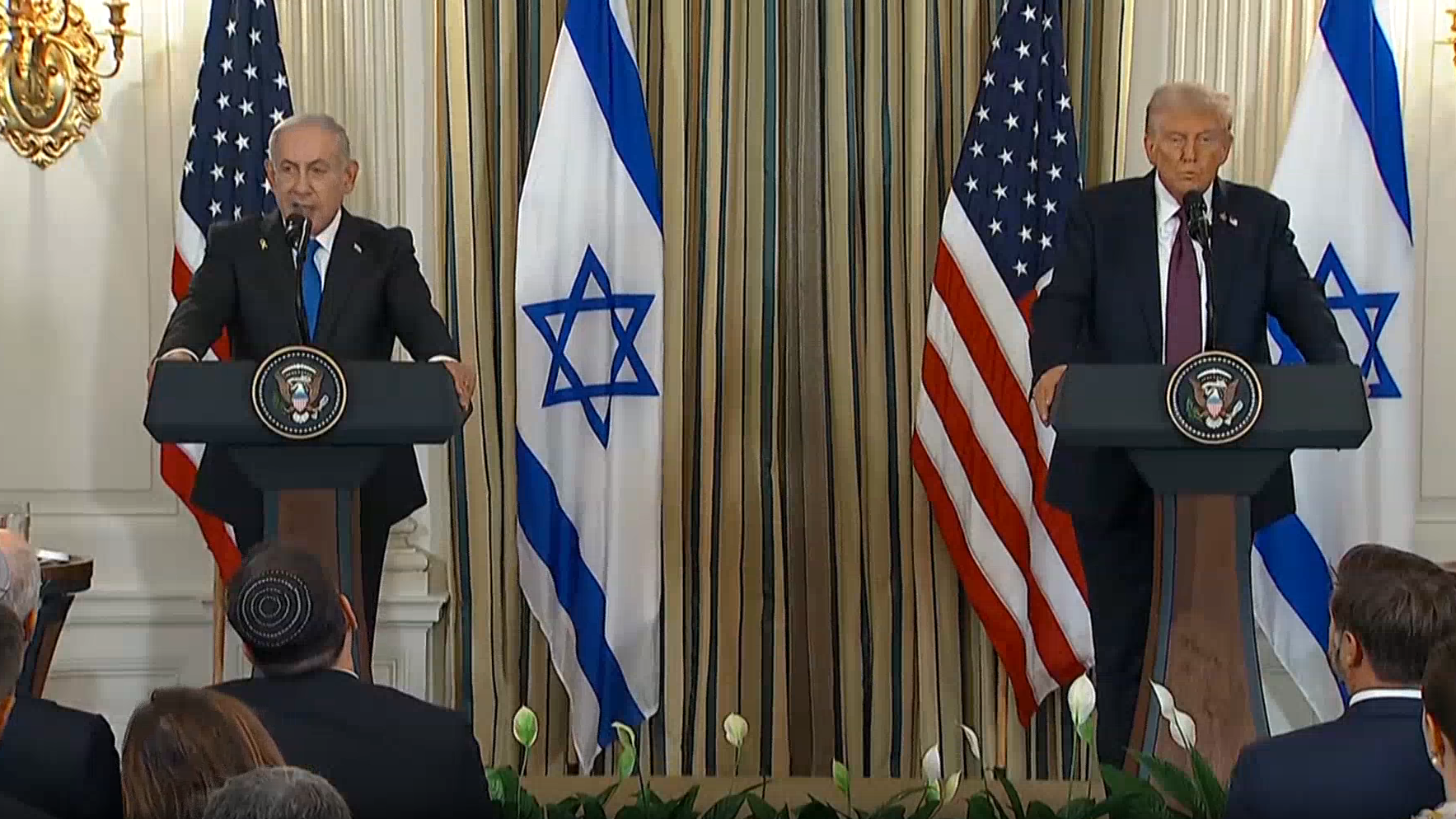 内塔尼亚胡抵美 将与特朗普讨论加沙停火议题 内塔尼亚胡抵美 将与特朗普讨论加沙停火议题