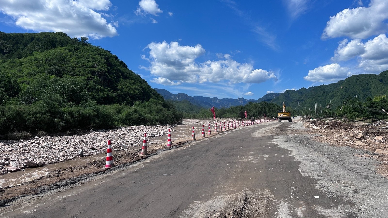 平谷区完成全部道路断点抢通工作