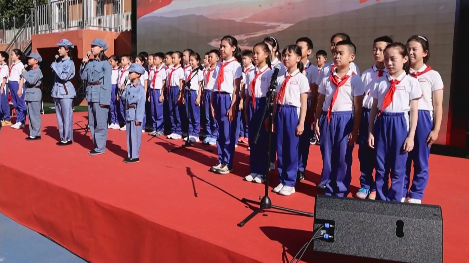 北京市百万中小学生迎来新学年 开学第一课回望红色历史