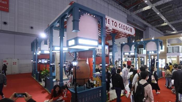 格鲁吉亚与进博“醉美”相遇 格鲁吉亚与进博“醉美”相遇