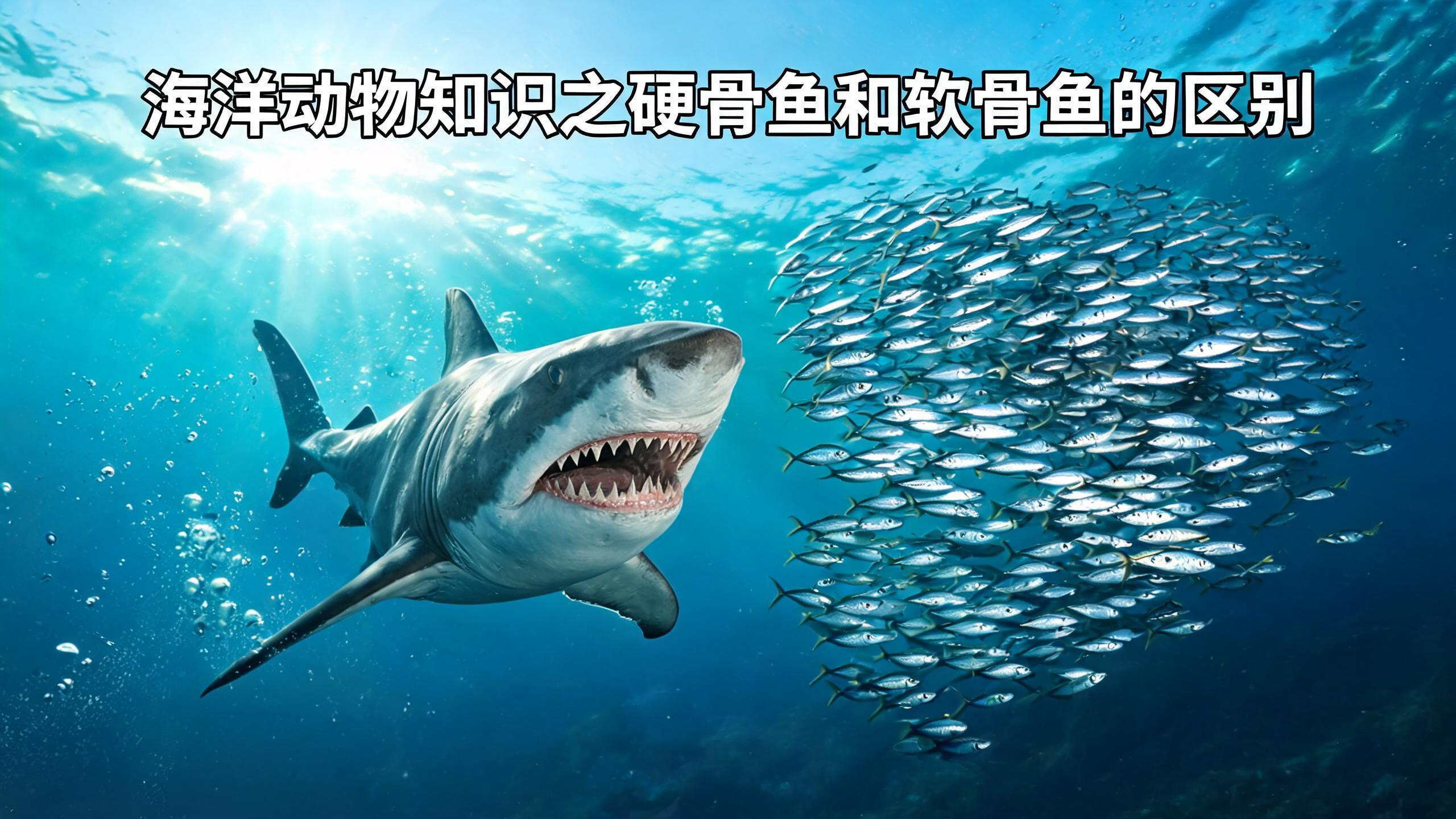 海洋动物知识之硬骨鱼和软骨鱼的区别