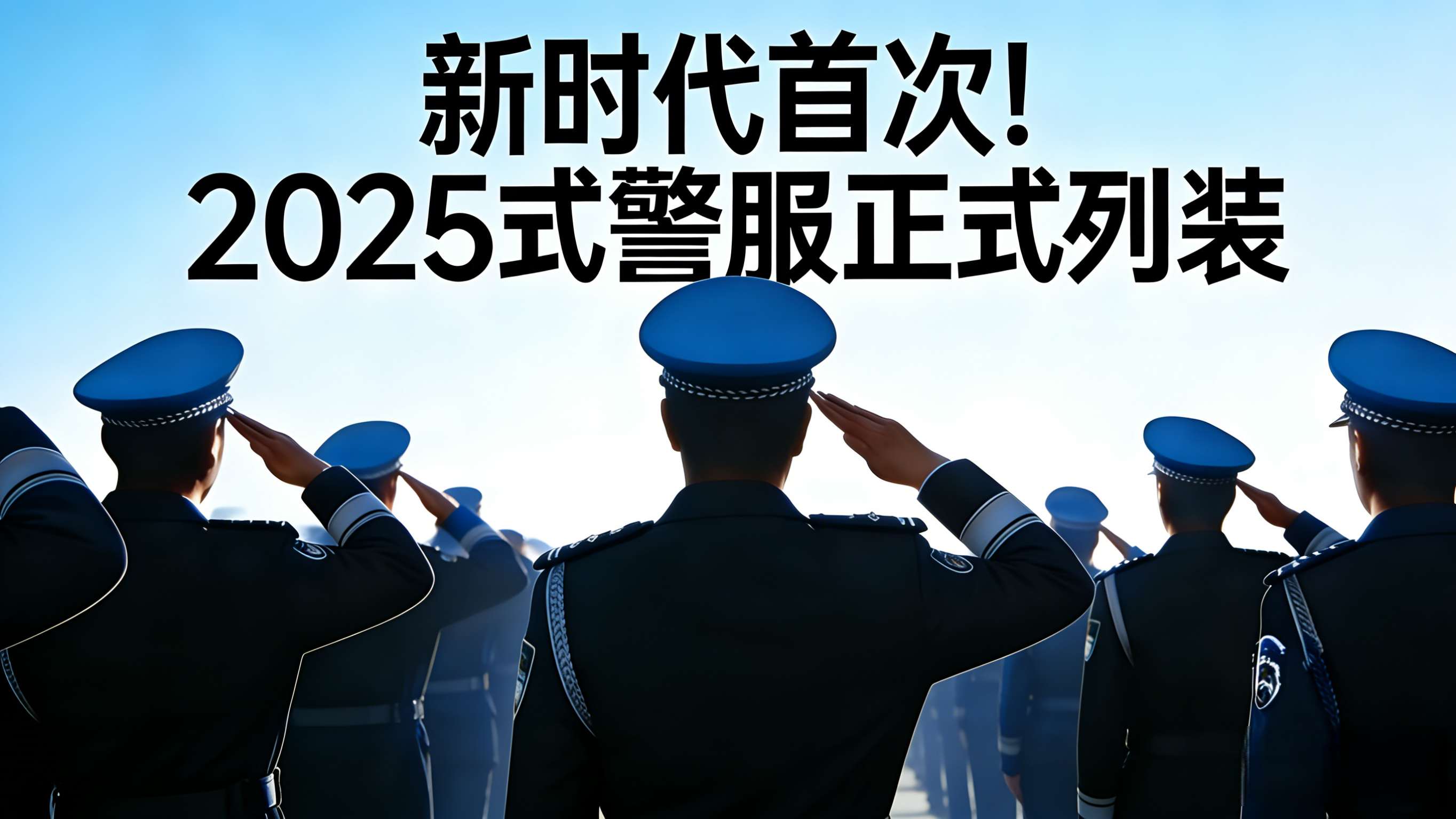 新时代首次!2025式警服正式列装,实战升级守护平安 新时代首次!2025式警服正式列装,实战升级守护平安