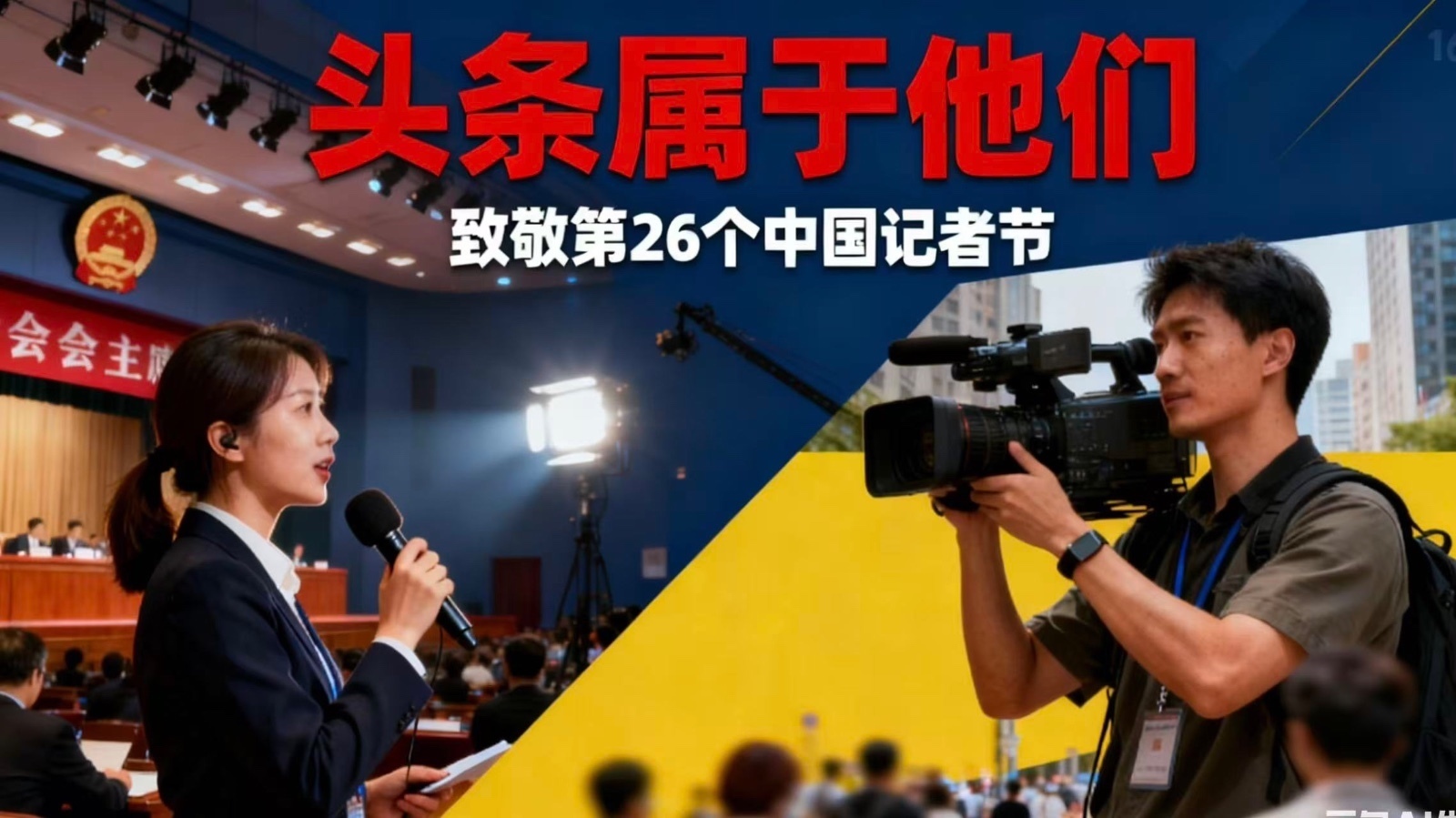 第26个中国记者节，头条属于他们