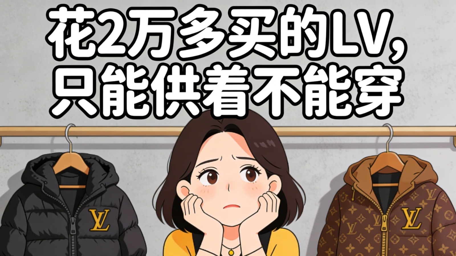 花2万多买的LV,只能供着不能穿 花2万多买的LV,只能供着不能穿