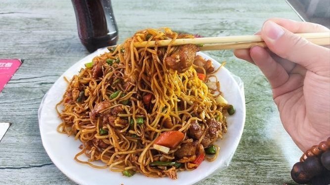双椒鸡丝浇头配面配饭配米粉 香迷糊了！
