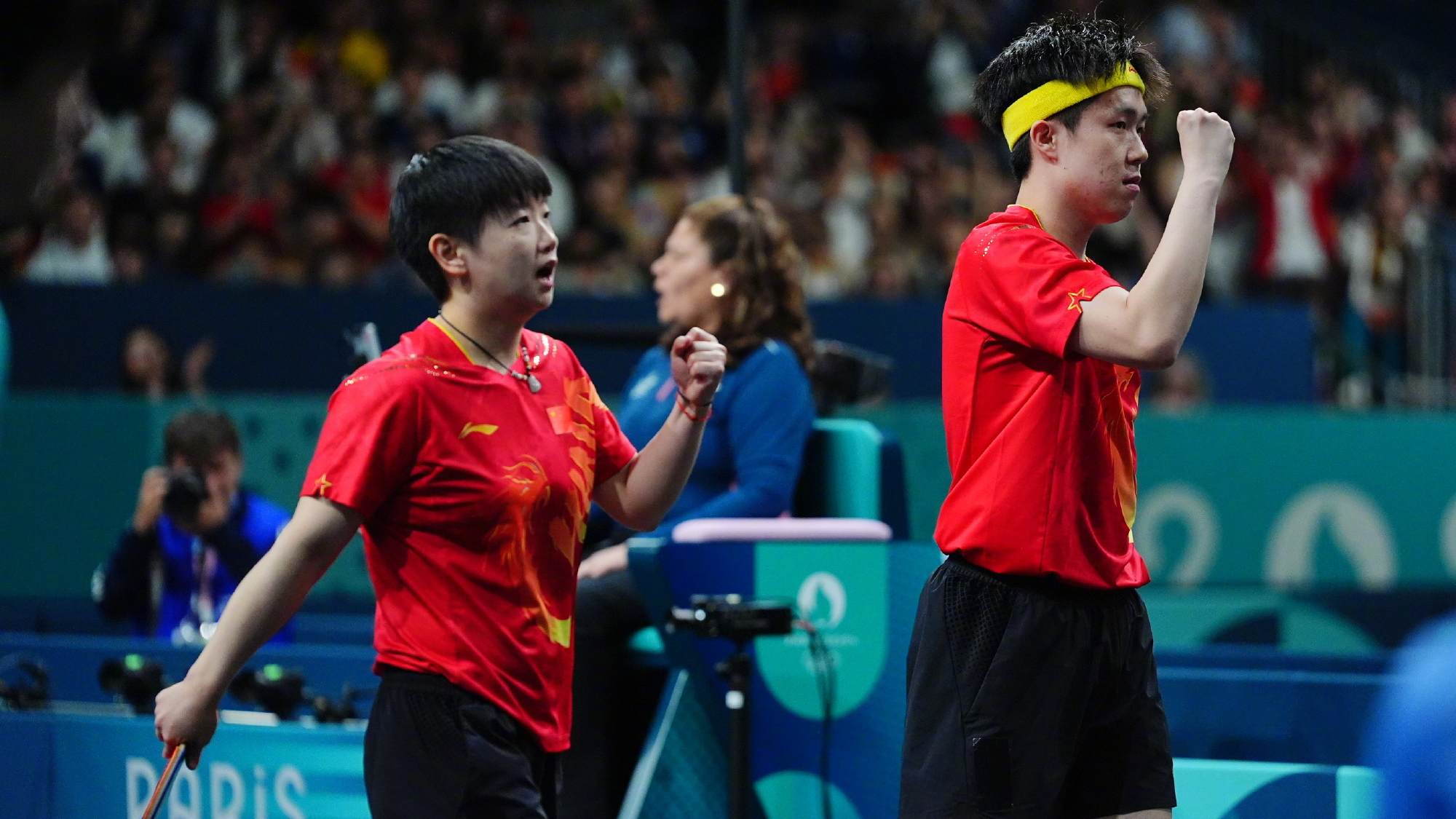 奥运每日看点丨“莎头”组合、中国女子重剑队冲金 奥运每日看点丨“莎头”组合、中国女子重剑队冲金