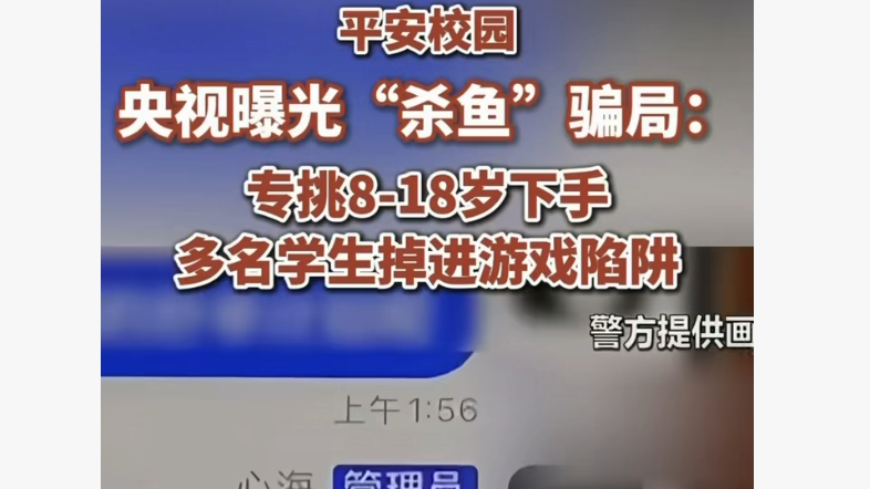 央视曝光“杀鱼”骗局:专挑8-18岁下手 多名学生掉进游戏陷阱 央视曝光“杀鱼”骗局:专挑8-18岁下手 多名学生掉进游戏陷阱