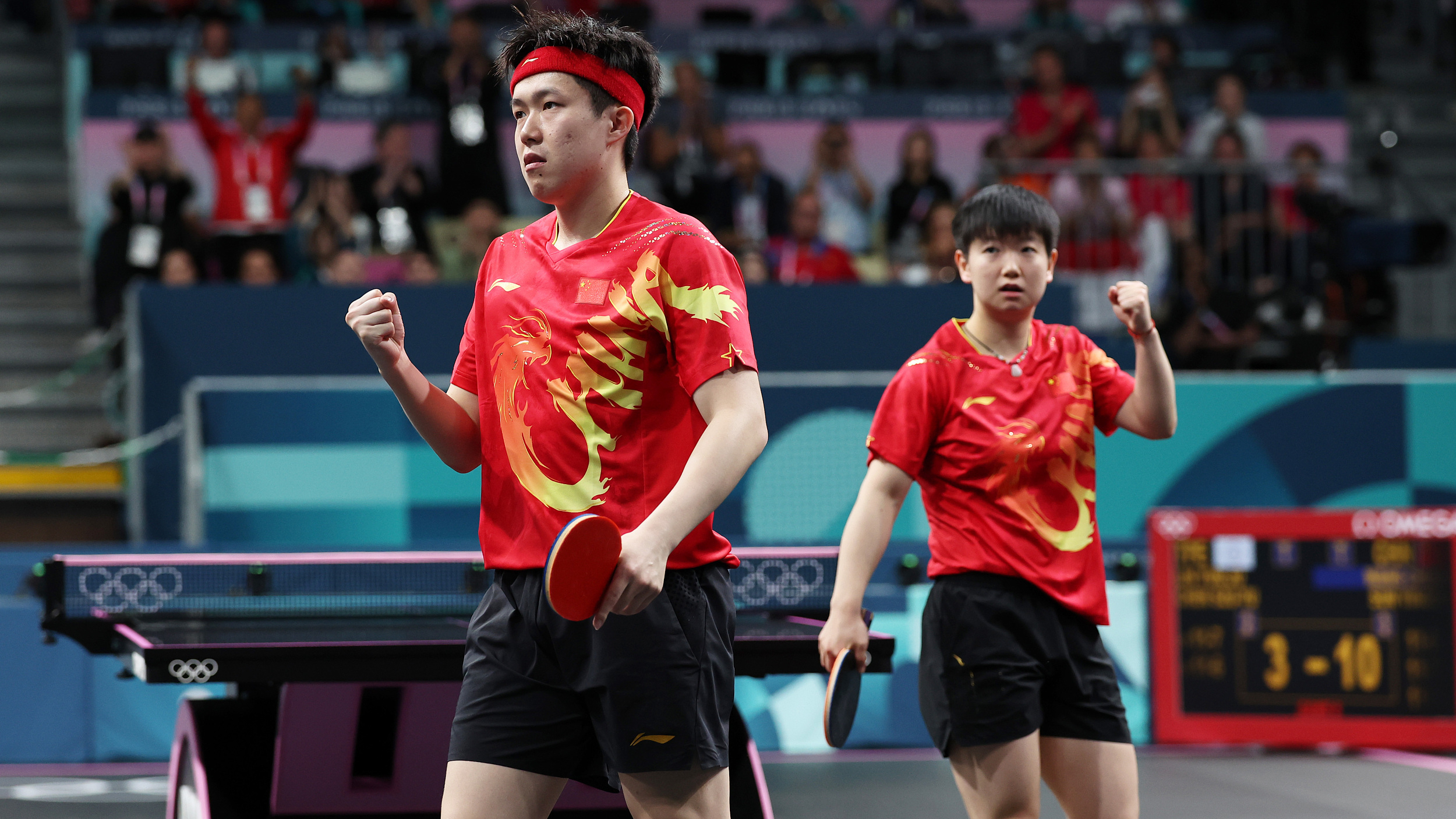 赞！“莎头组合”获两连胜 晋级半决赛