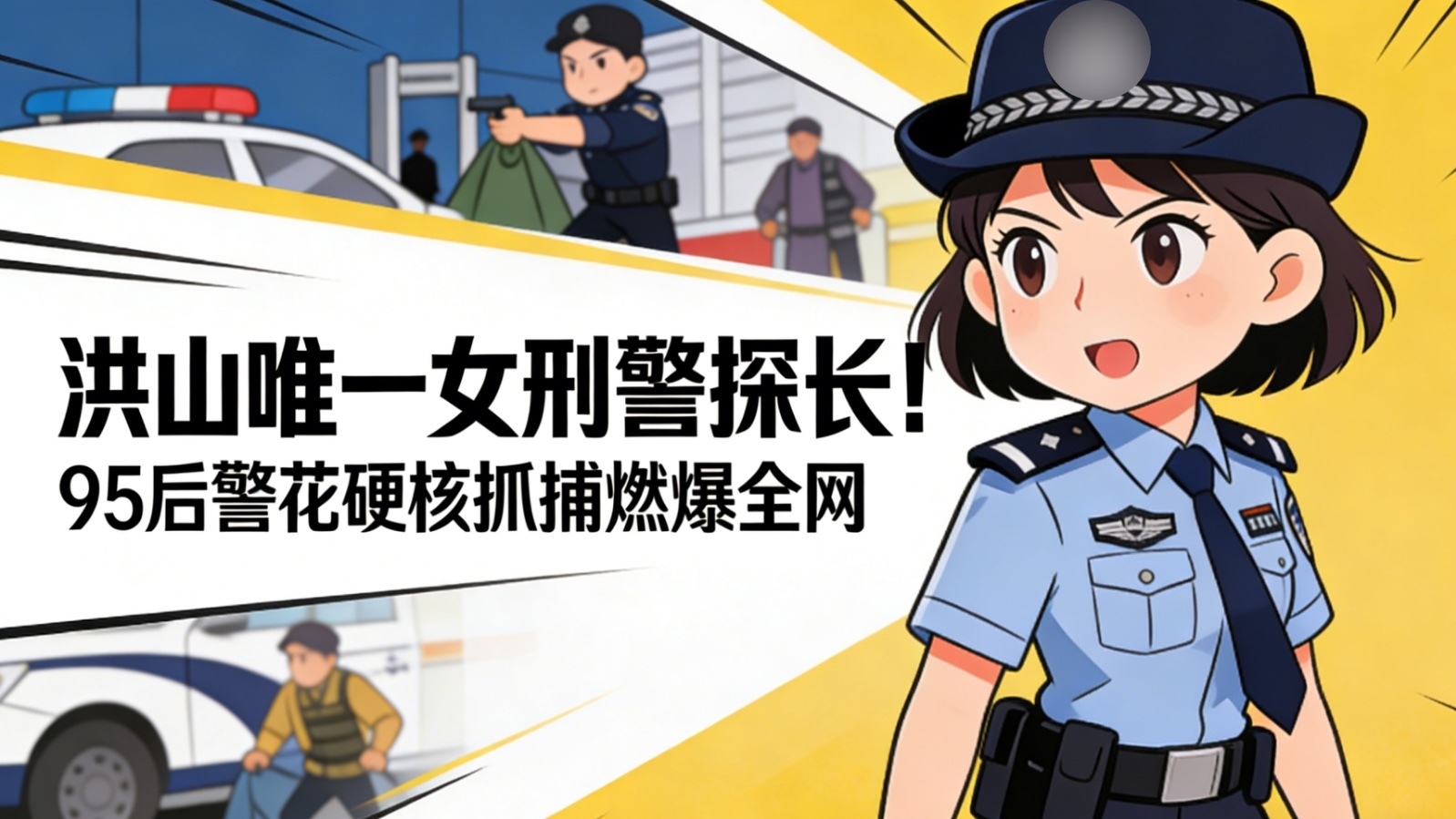 洪山唯一女刑警探长!95后警花硬核抓捕燃爆全网 洪山唯一女刑警探长!95后警花硬核抓捕燃爆全网