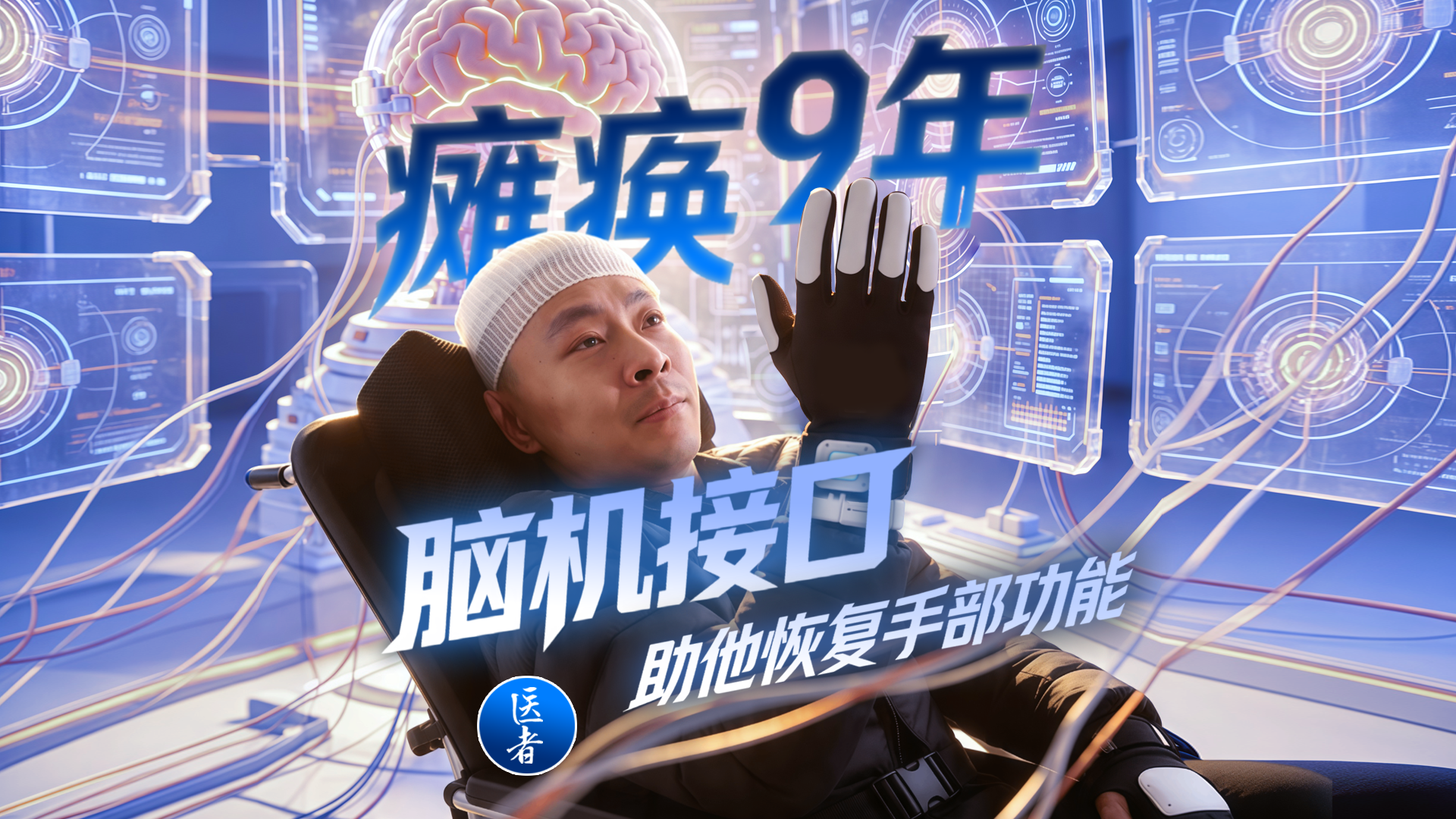 医者｜瘫痪9年，脑机接口助他恢复手部功能