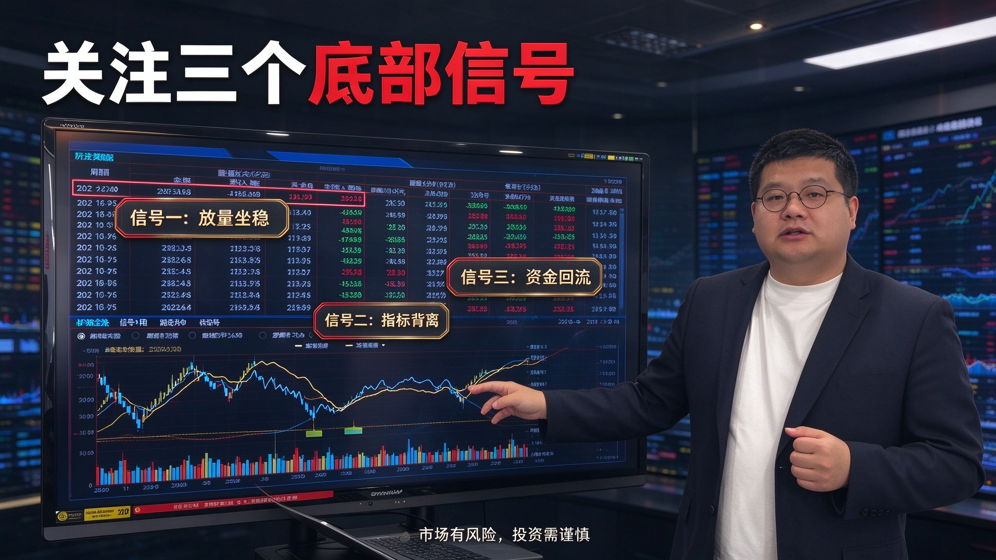 反弹关注三个底部信号