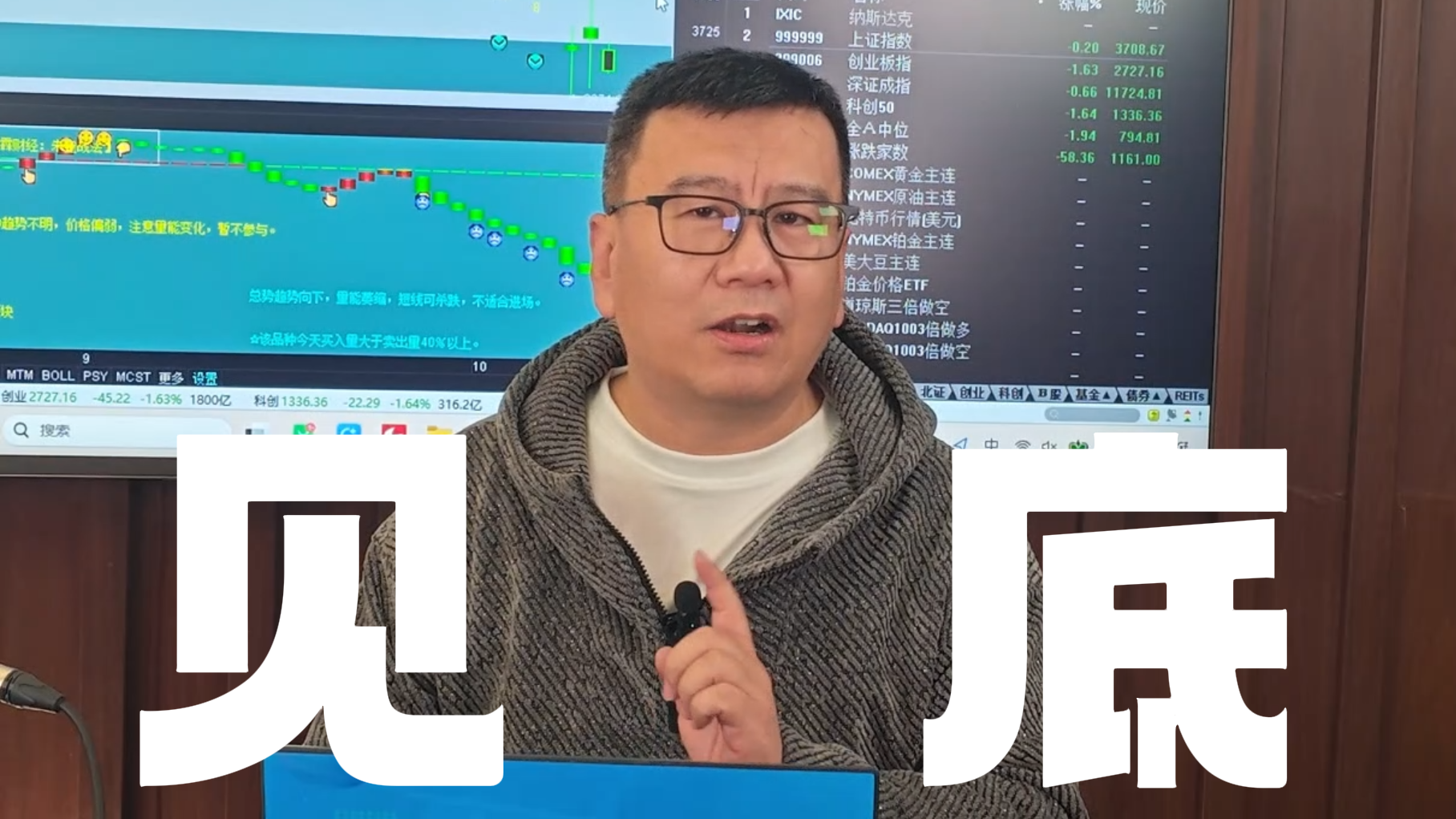 李鹏云：这个位置见底的可能性大