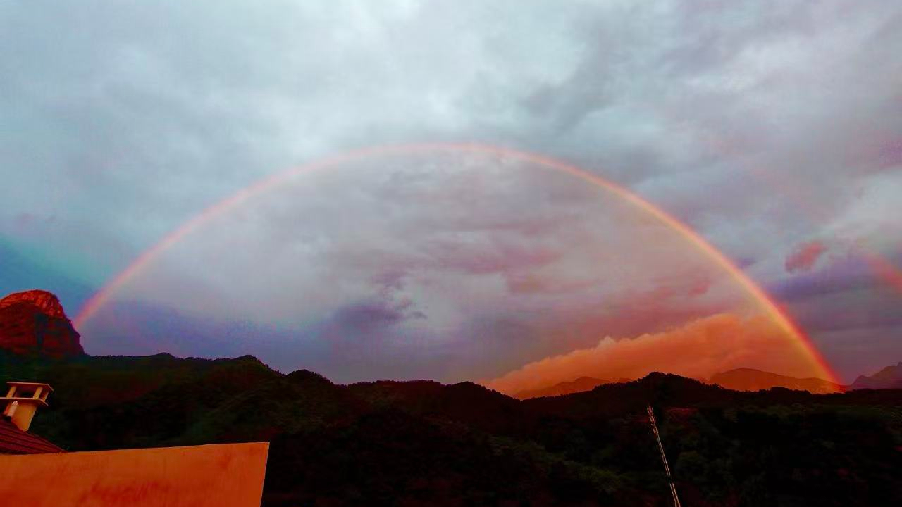 春雨过后,北京邂逅彩虹 春雨过后,北京邂逅彩虹