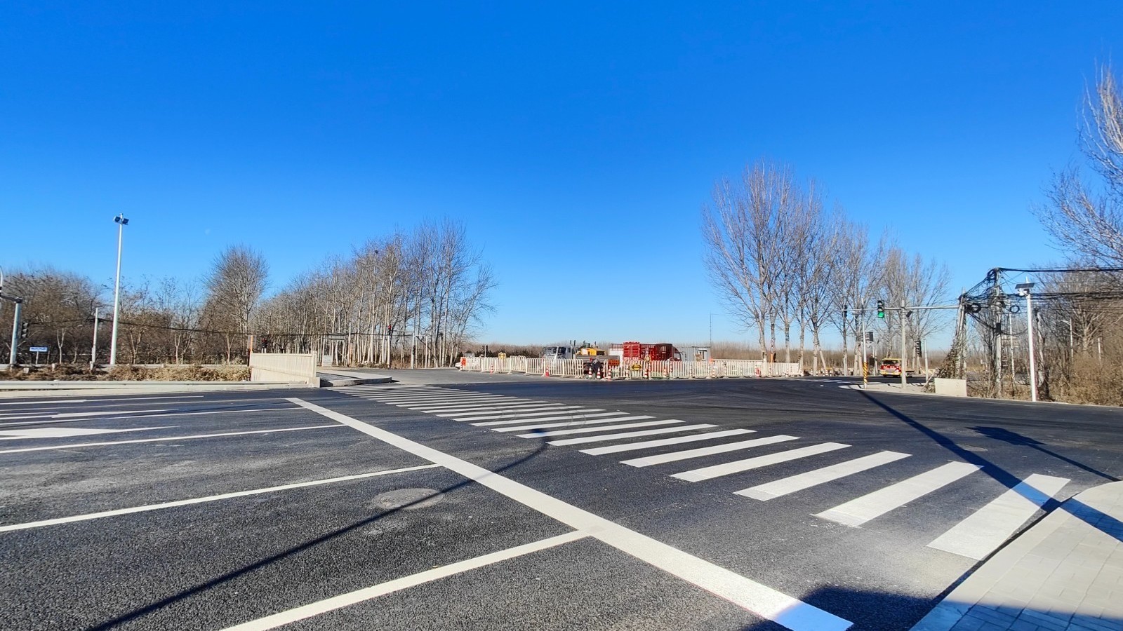 漷小路与老孔兴路交叉口改造工程顺利完工通车 漷小路与老孔兴路交叉口改造工程顺利完工通车