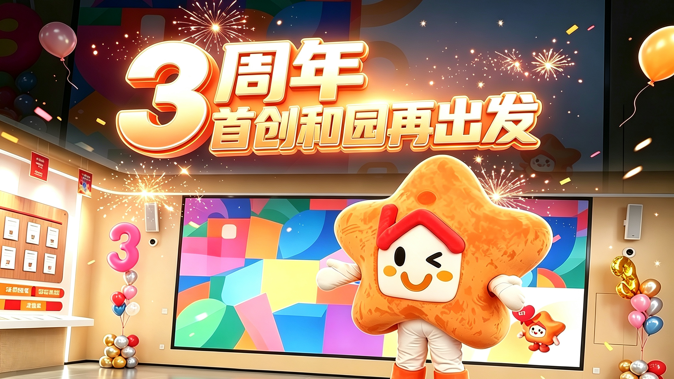 3周年 首创和园再出发 3周年 首创和园再出发