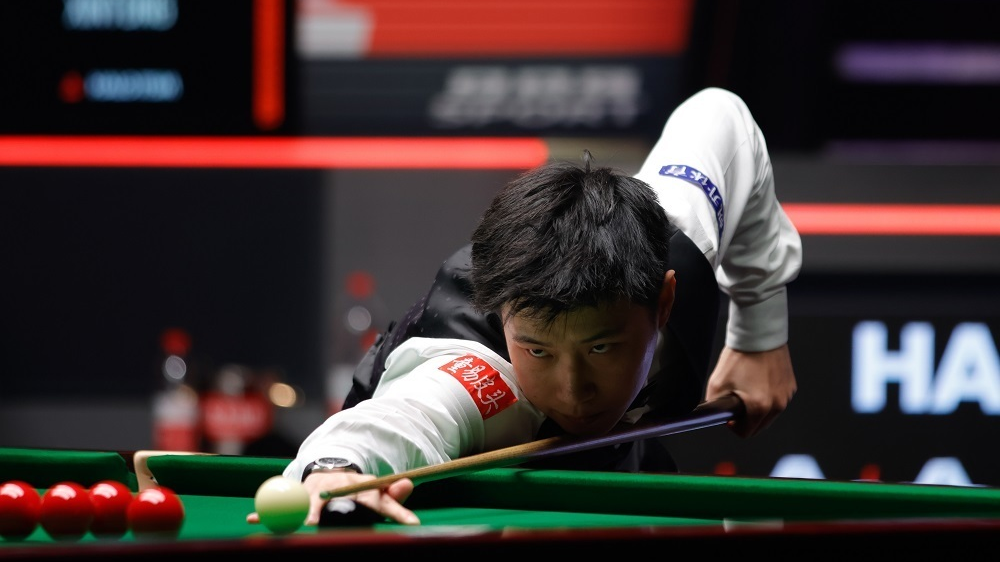 斯诺克世锦赛决赛第二阶段结束 赵心童总比分11比6领先威廉姆斯 斯诺克世锦赛决赛第二阶段结束 赵心童总比分11比6领先威廉姆斯