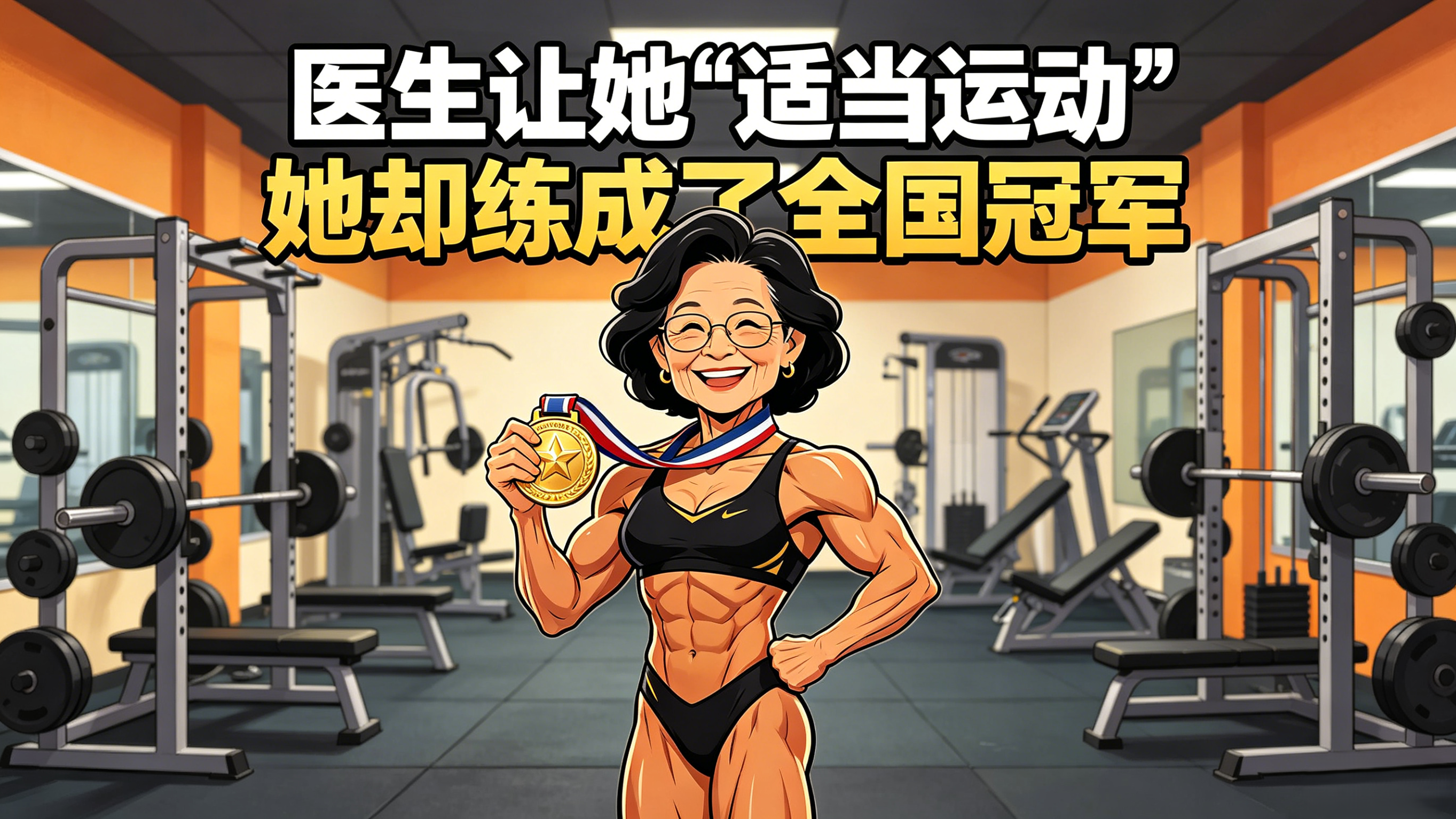 医生让她“适当运动”，她却练成了全国冠军