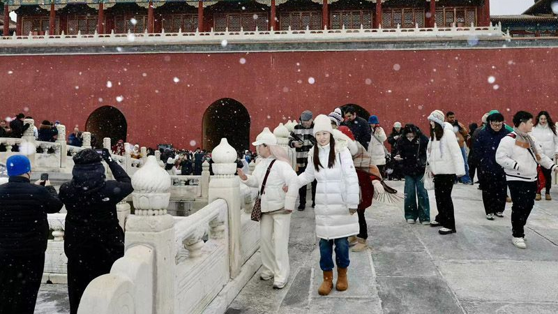 故宫初雪，一眼千年！