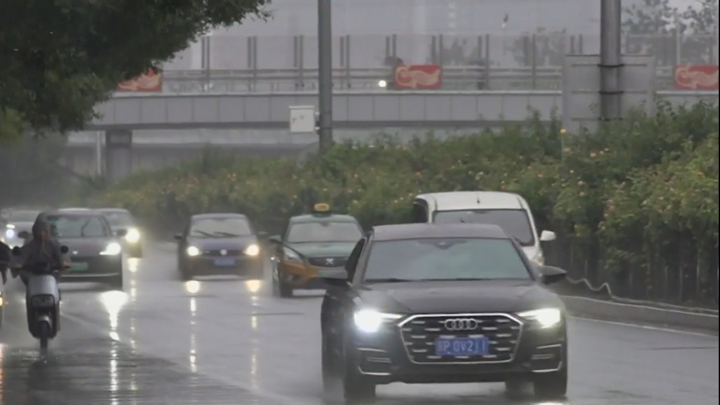 雨天能见度低致货车侧翻 提醒驾驶员降低车速注意观察